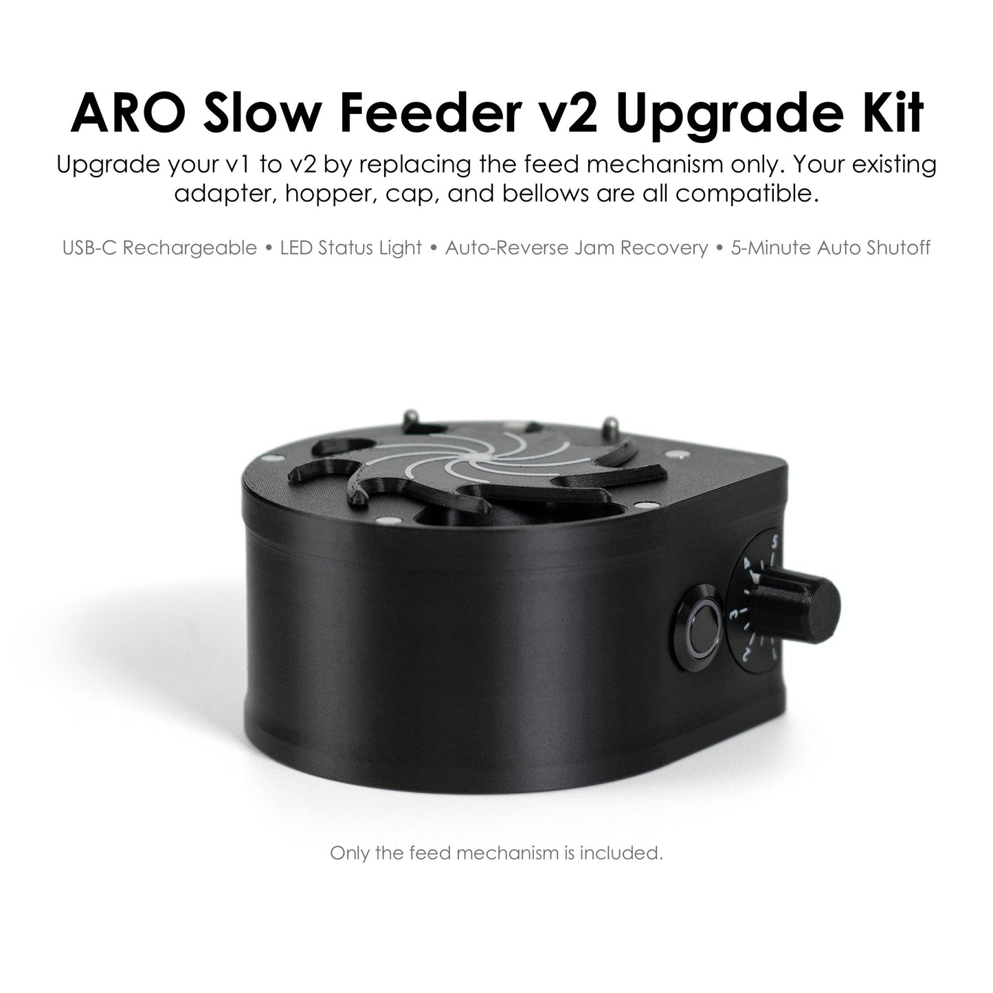 ARO Slow Feeder™ | v1 to v2 Upgrade Kit | Includes Upgraded Feeding Mechanism