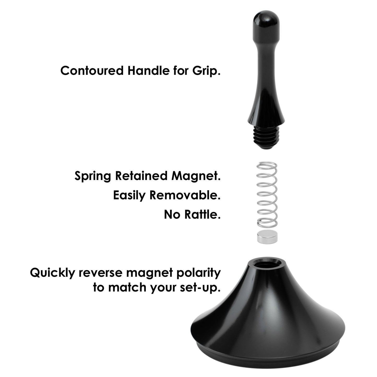 ARO Shaker™ | Magnetic Espresso Grounds Agitator & Distributor