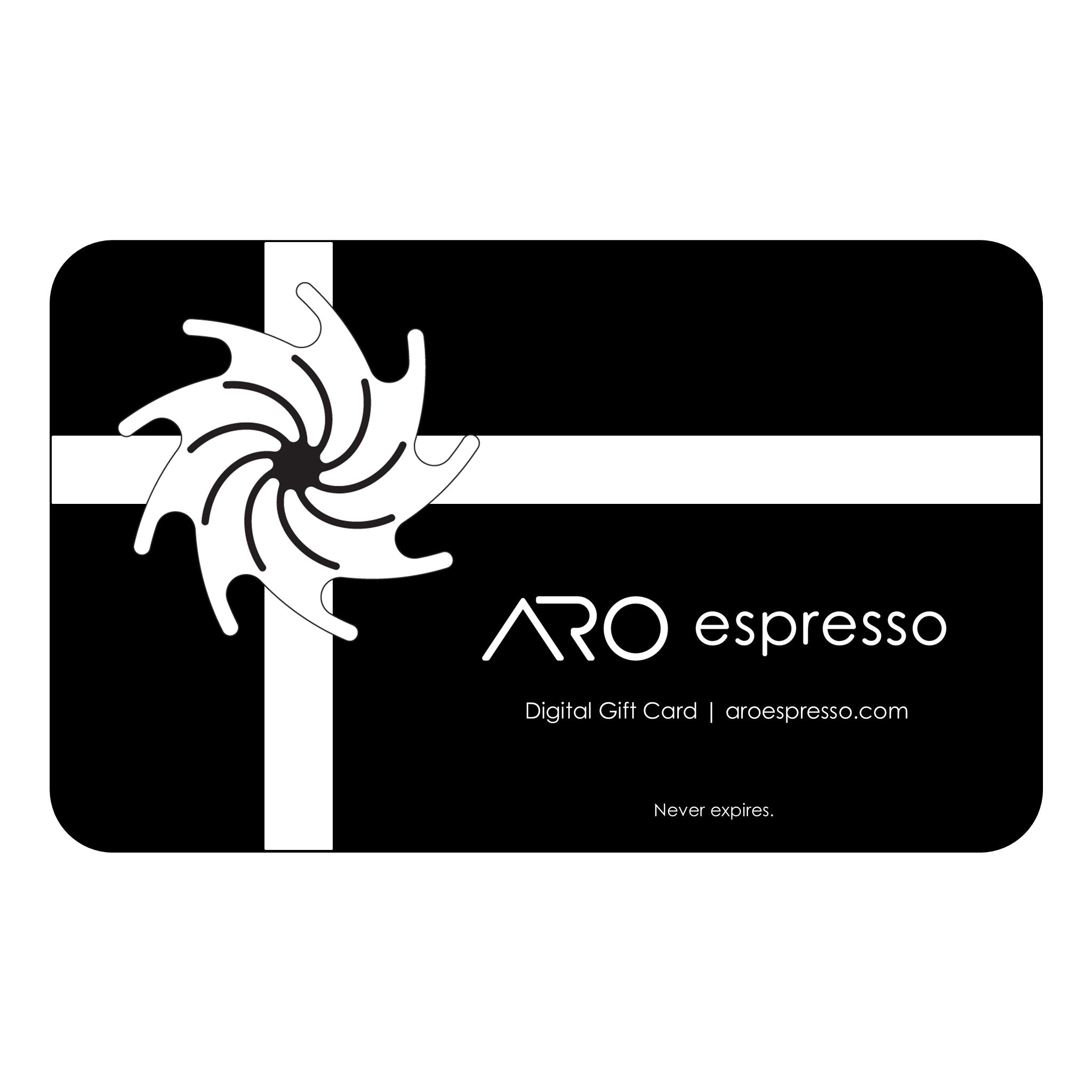 ARO® Digital Gift Card – ARO Espresso