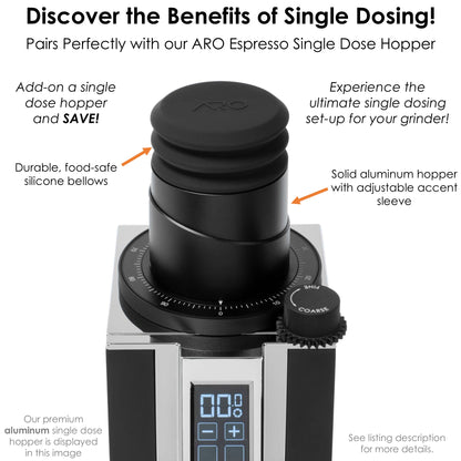 ARO Espresso™ Aluminum Grinder Setting Dial for Eureka Mignon | Solid Aluminum Knob
