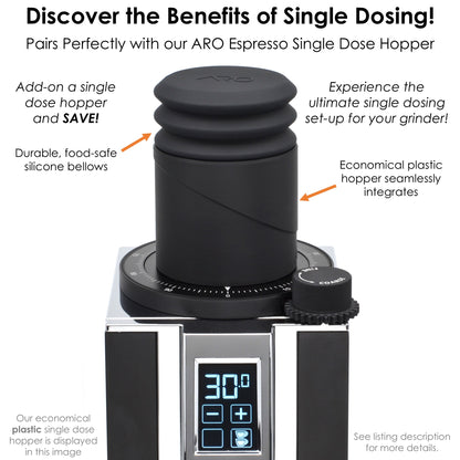 ARO Espresso™ Aluminum Grinder Setting Dial for Eureka Mignon | Solid Aluminum Knob