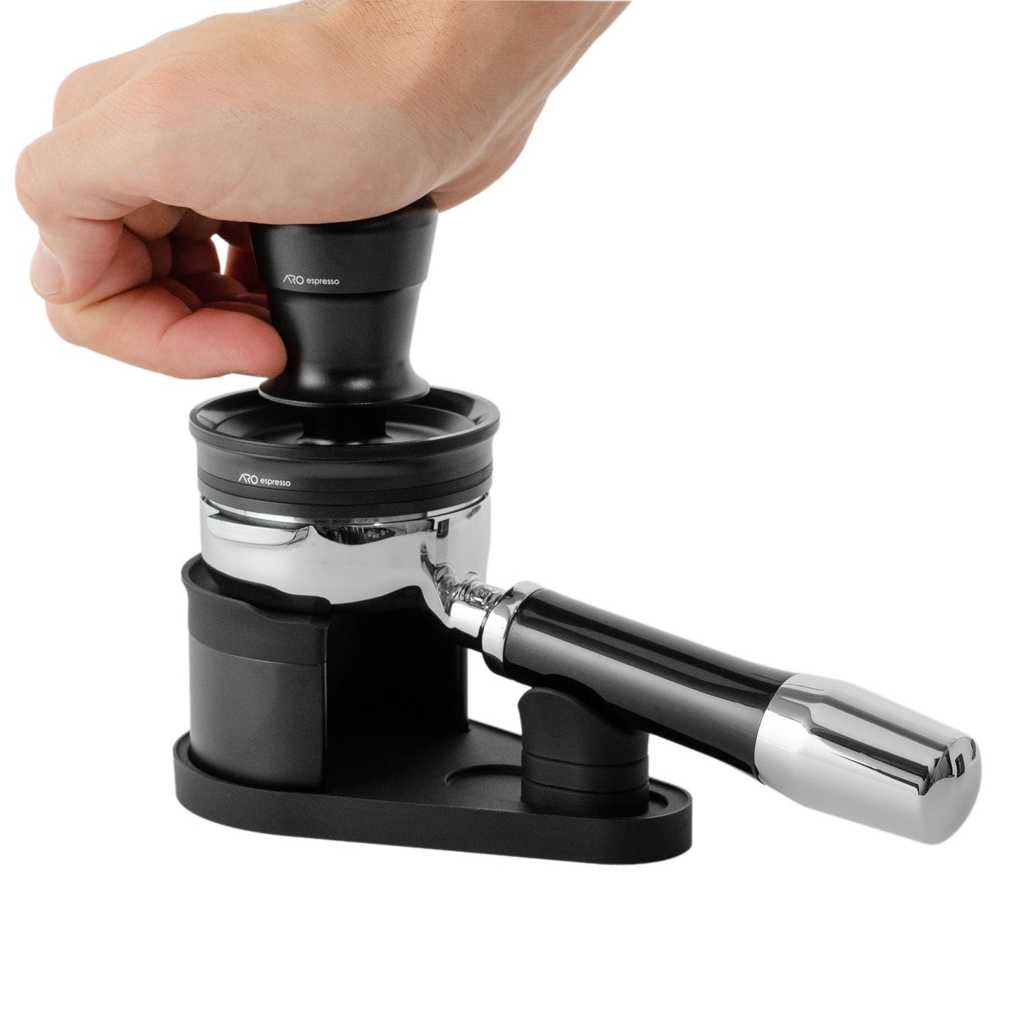 ARO Auto-Level Tamper™ | Self-Leveling Single-Spring Espresso Tamper