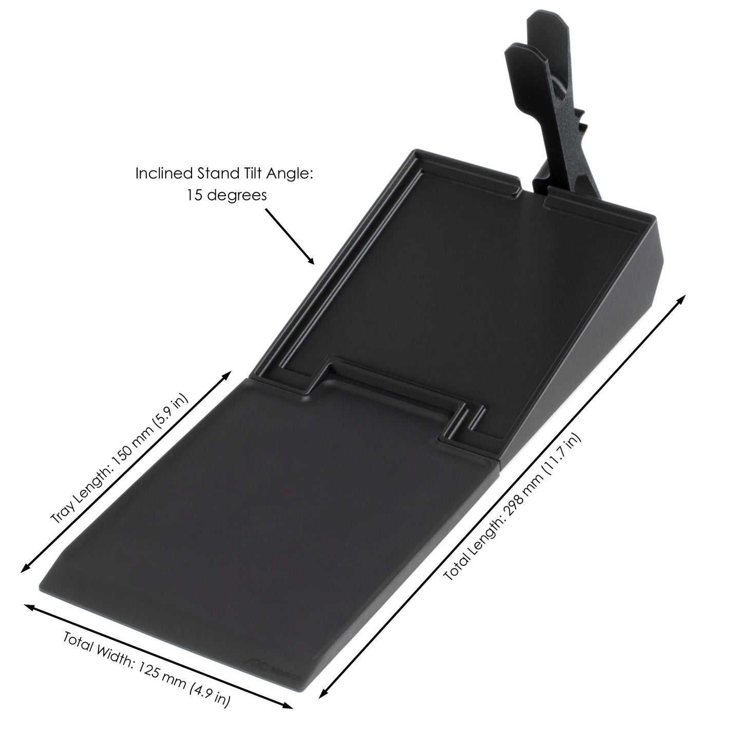 ARO Espresso® Inclined Stand for Eureka Mignon | Silicone Catch Tray | Telescoping Dosing Stand | Low Retention Single Dosing Kit