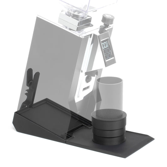 ARO Espresso® Inclined Stand for Eureka Mignon | Silicone Catch Tray | Telescoping Dosing Stand | Low Retention Single Dosing Kit