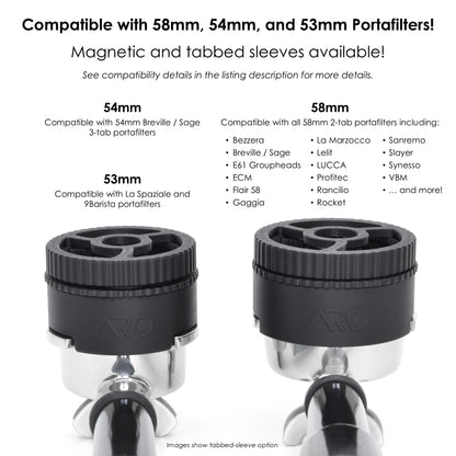 ARO Orbit ECO™ | Spirographic Espresso Distribution Tool | Economical Geared Spinning WDT Tool