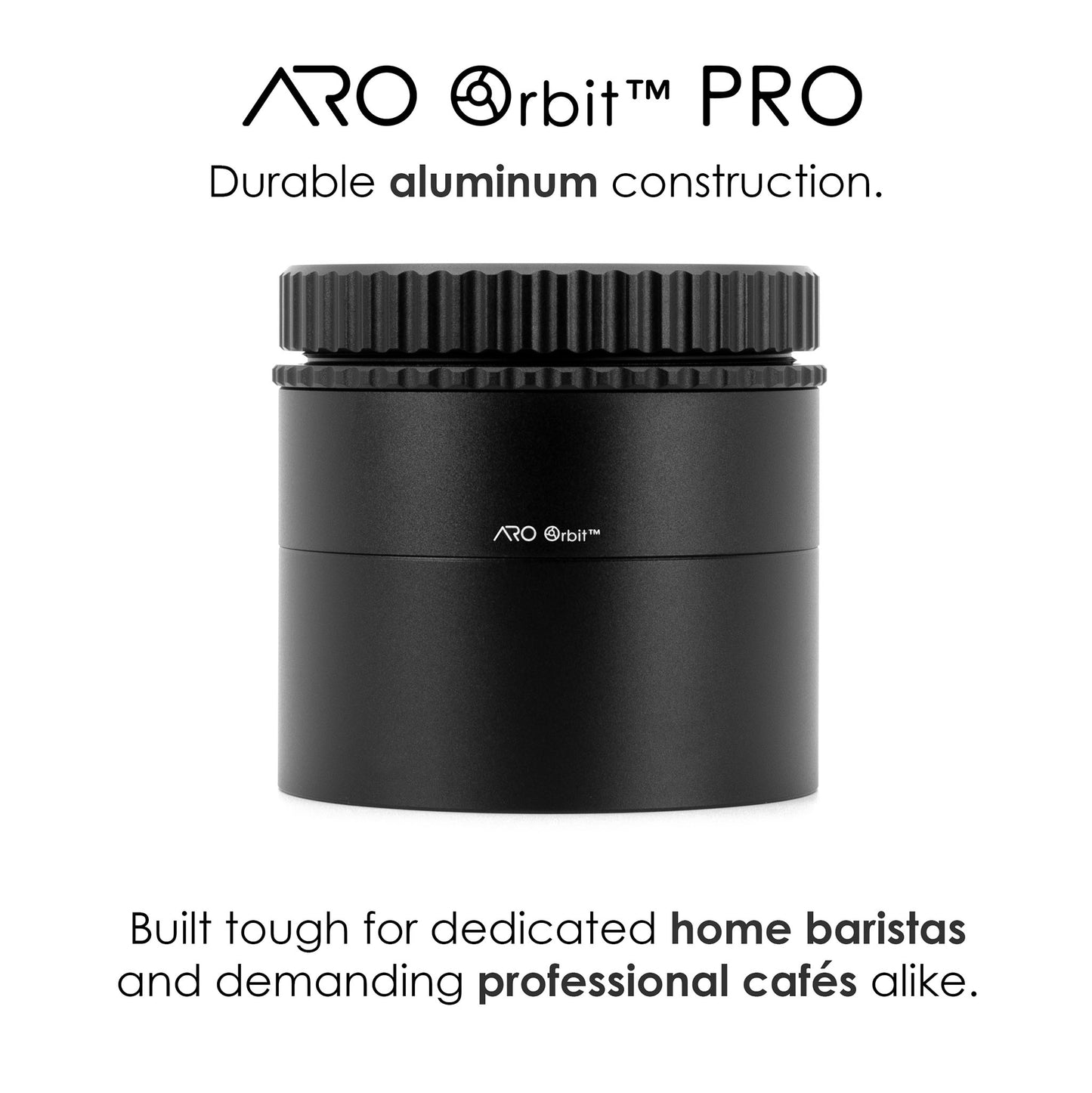 ARO Orbit PRO™ – PortaStack Edition | Aluminum Spirographic Espresso Distribution Tool